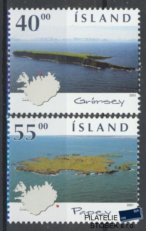 Island známky Mi 994-95