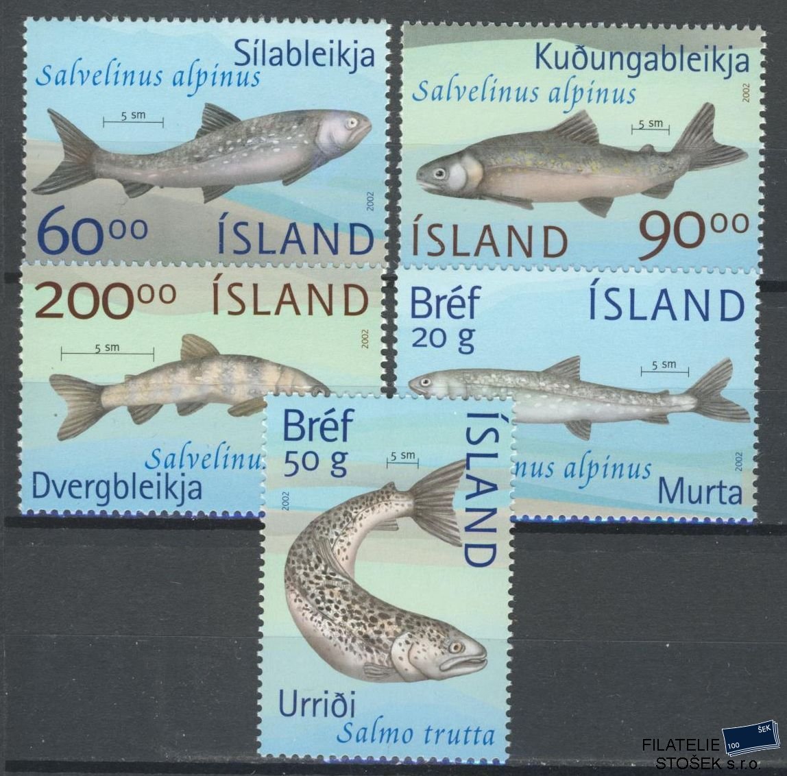 Island známky Mi 1012-16