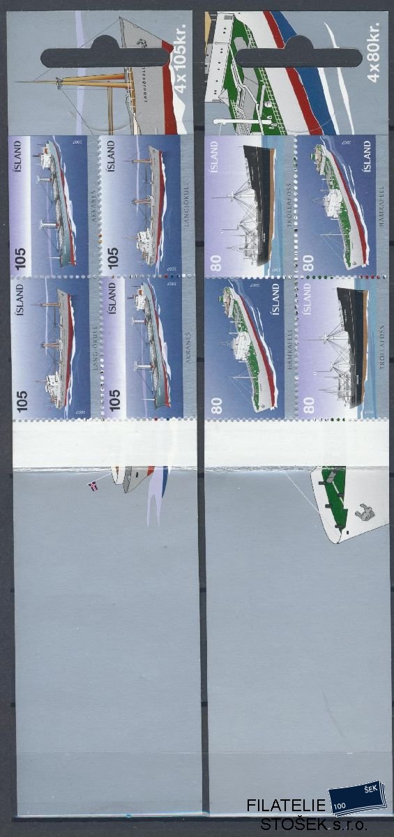 Island známky Mi 1157-60 MH