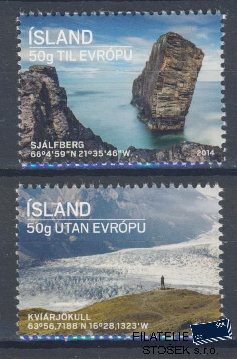 Island známky Mi 1417-18