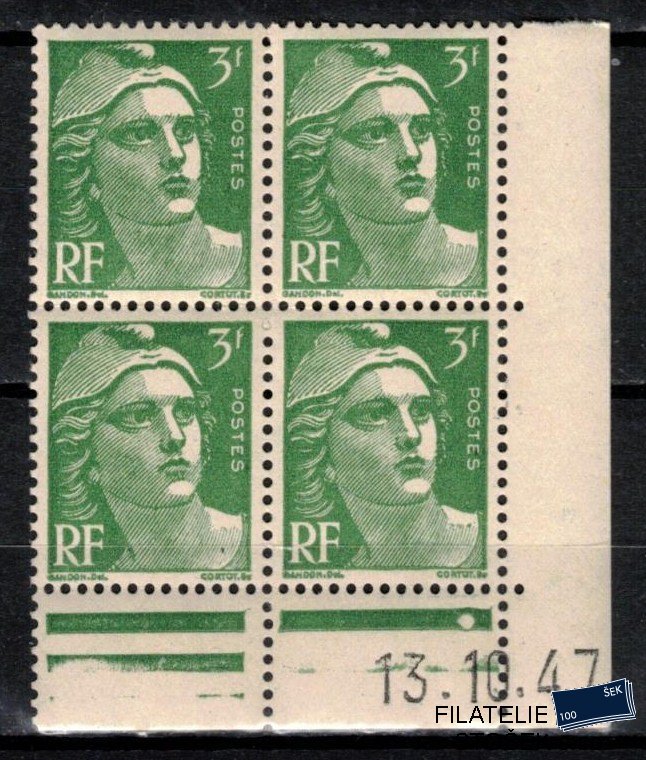 Francie známky Yv 716 A 13.10.1947