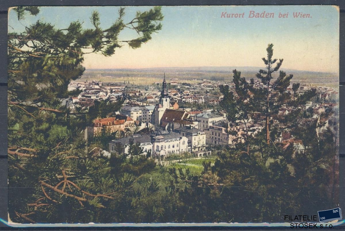 Rakousko pohlednice - Kurort Baden