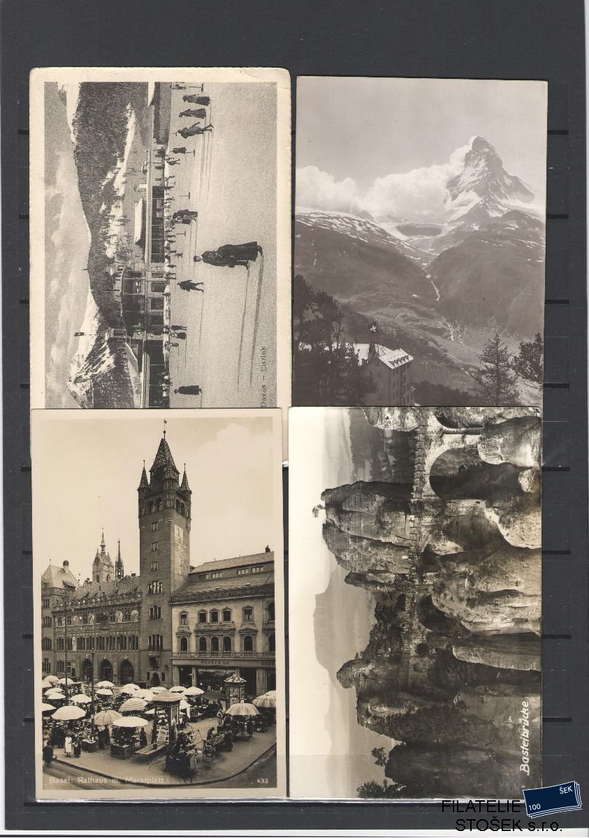 Partie pohlednic - Švýcarsko