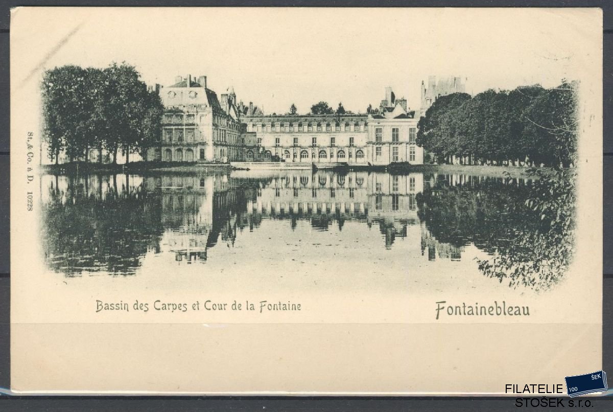 Francie pohlednice - Fontainebleau