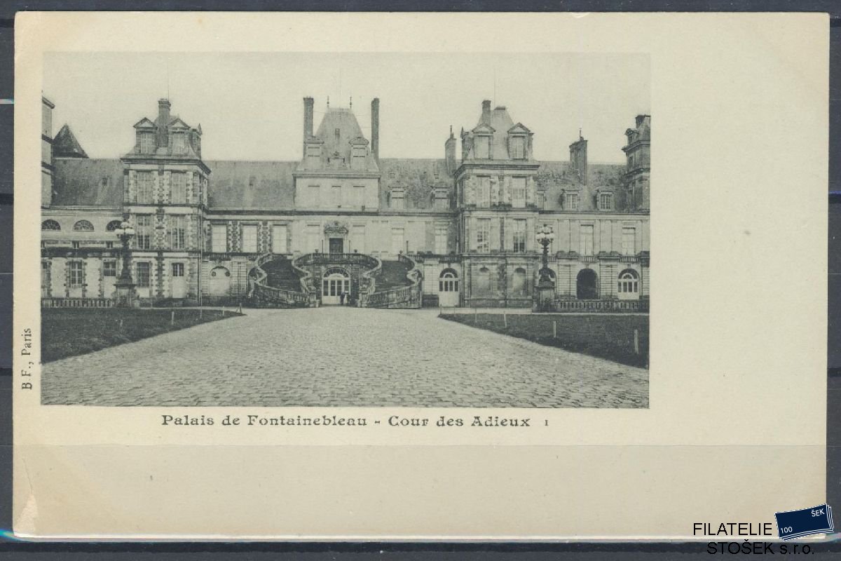 Francie pohlednice - Fontainebleau