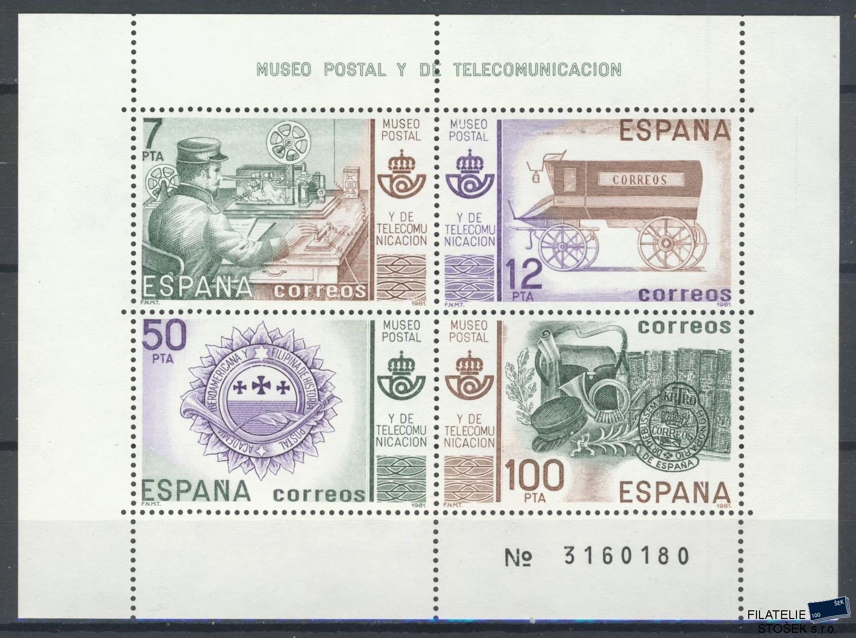 Španělsko známky Mi Blok 24