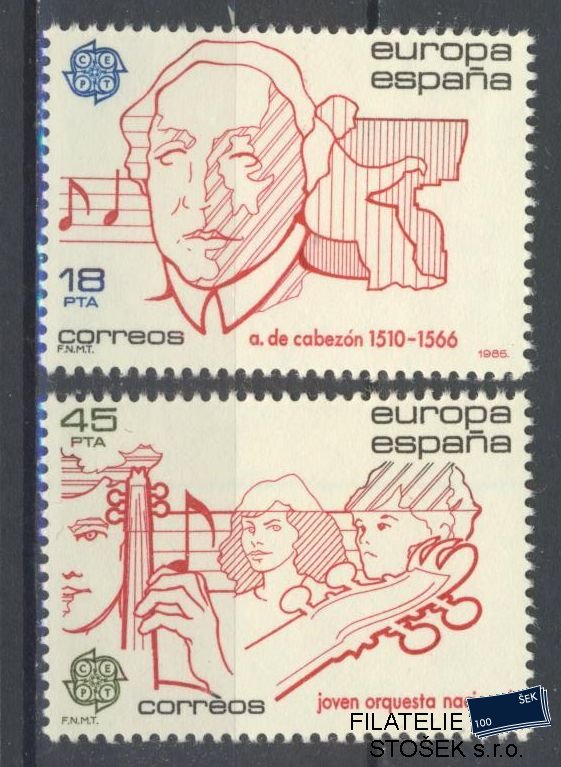 Španělsko známky Mi 2671-72