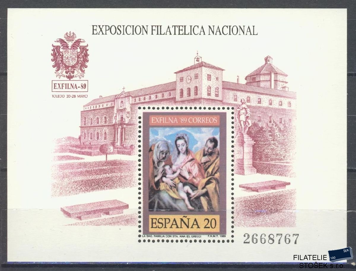 Španělsko známky Mi Blok 34