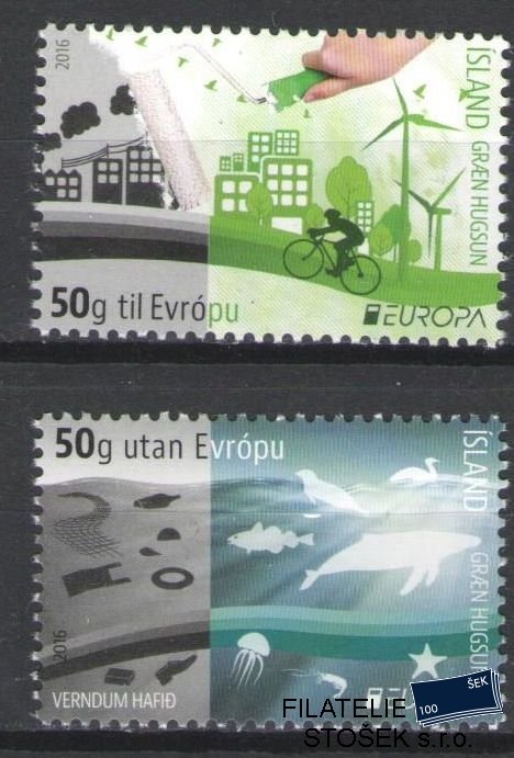 Island známky Mi 1493-94