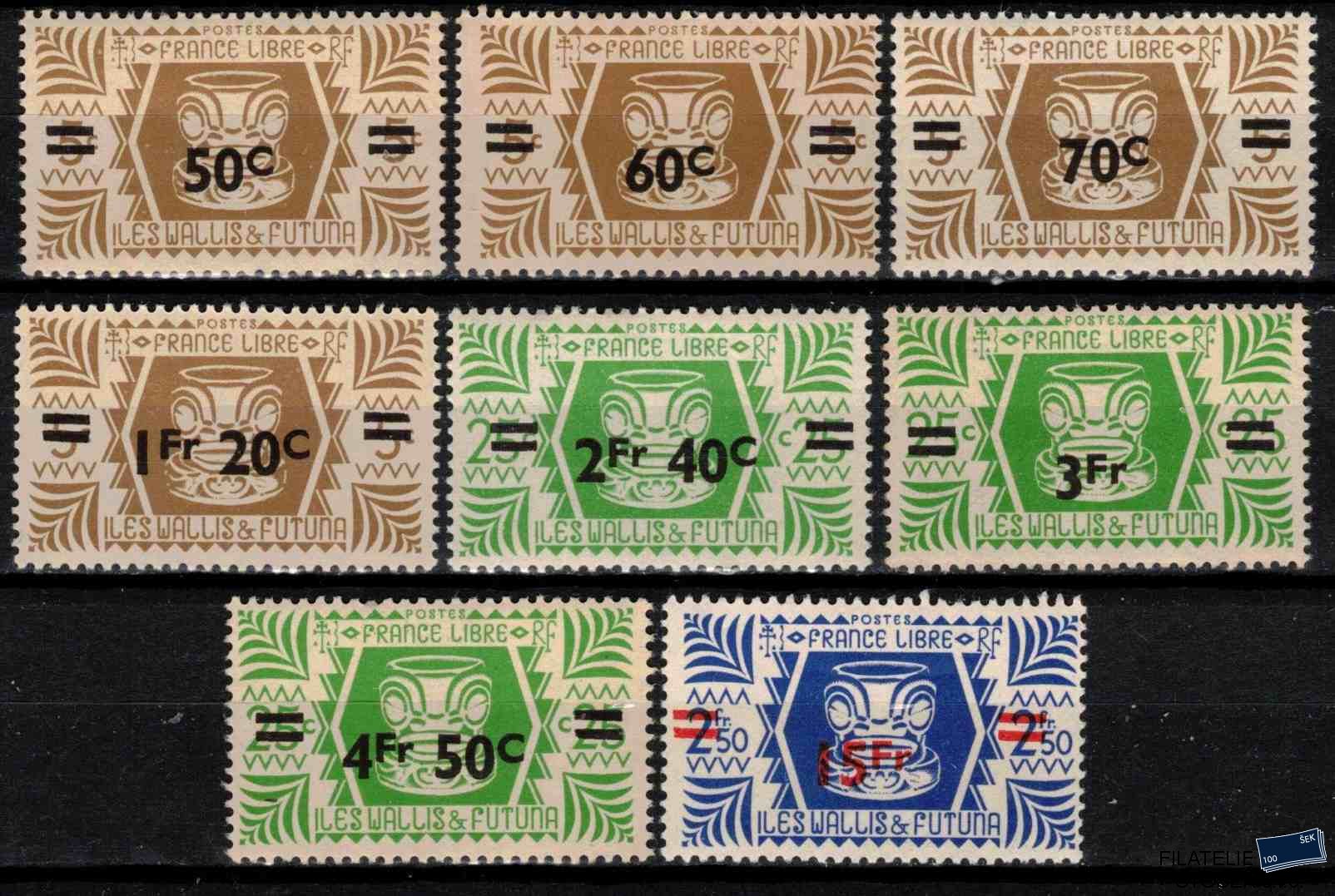 Wallis et Futuna známky Yv 148-55