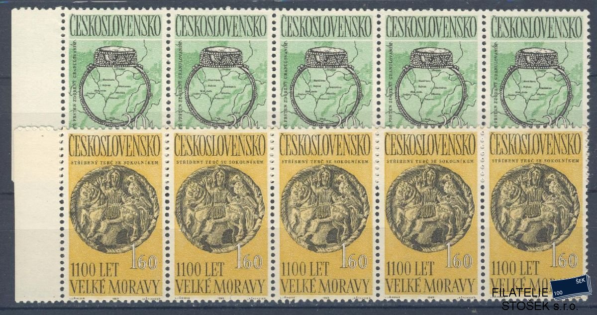 ČSSR známky 1316-17 5 Páska