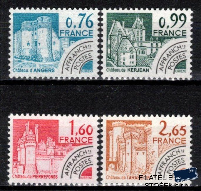 Francie známky Yv 166-9