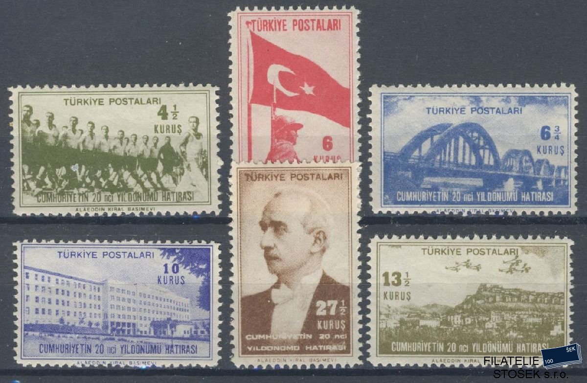 Turecko známky Mi 1161-65