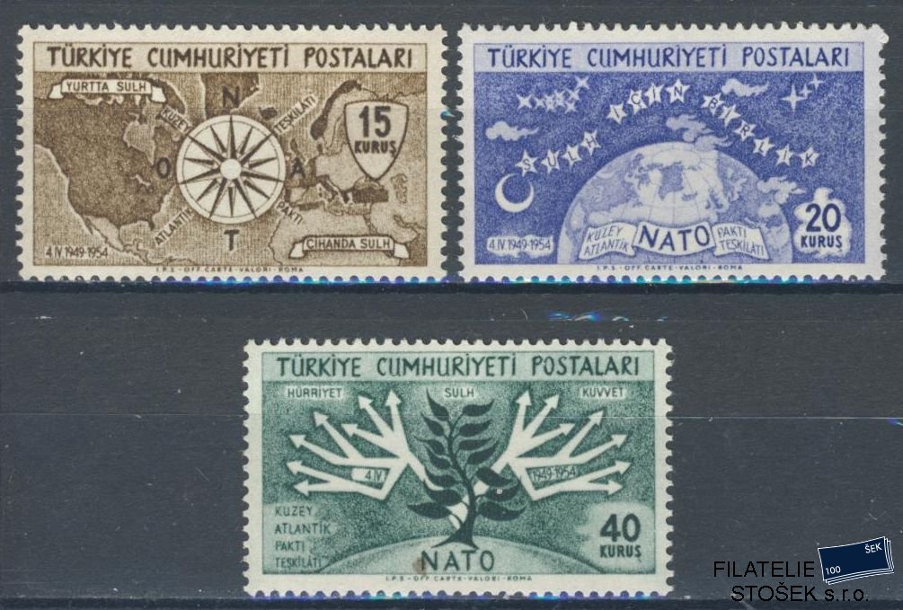 Turecko známky Mi 1388-90