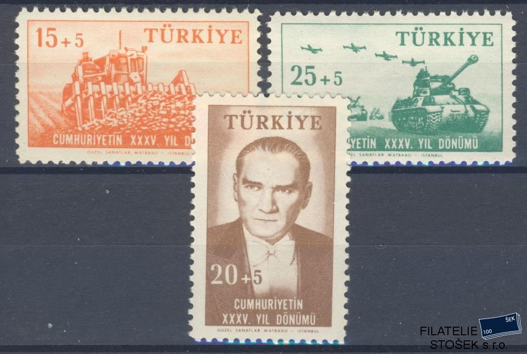 Turecko známky Mi 1612-14