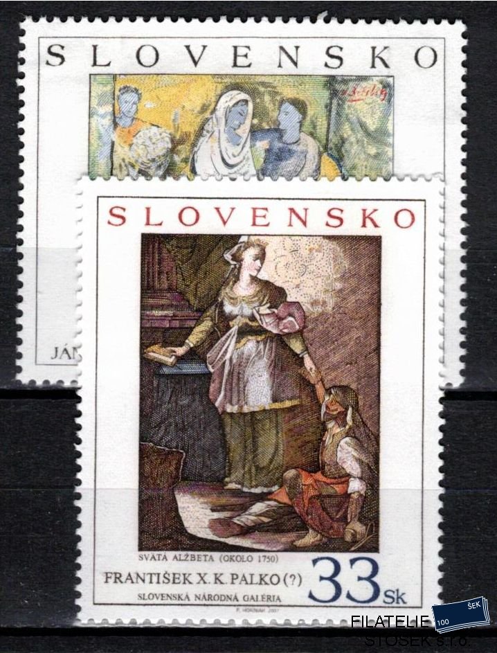 Slovensko známky 409-10