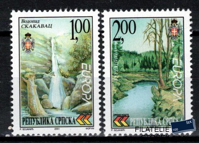 Bosna a Herzegovina - Srbská pošta známky Mi 200-1