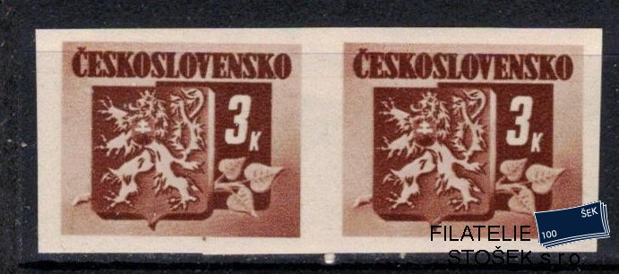 Československo známky 368 DV ZP 158 Dvoupáska