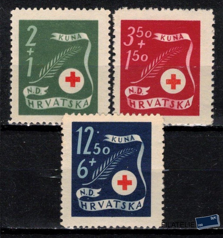 Chorvatsko známky Mi 167-9