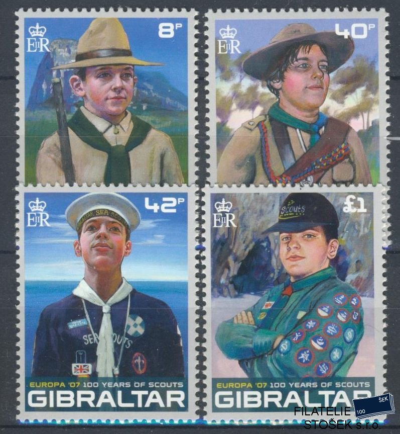 Gibraltar známky Mi 1210-13