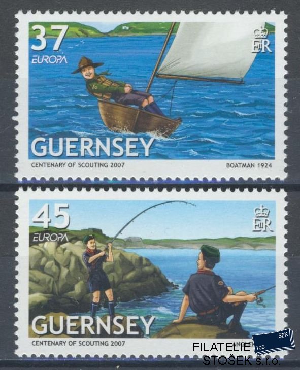 Guersney známky Mi 1131-32