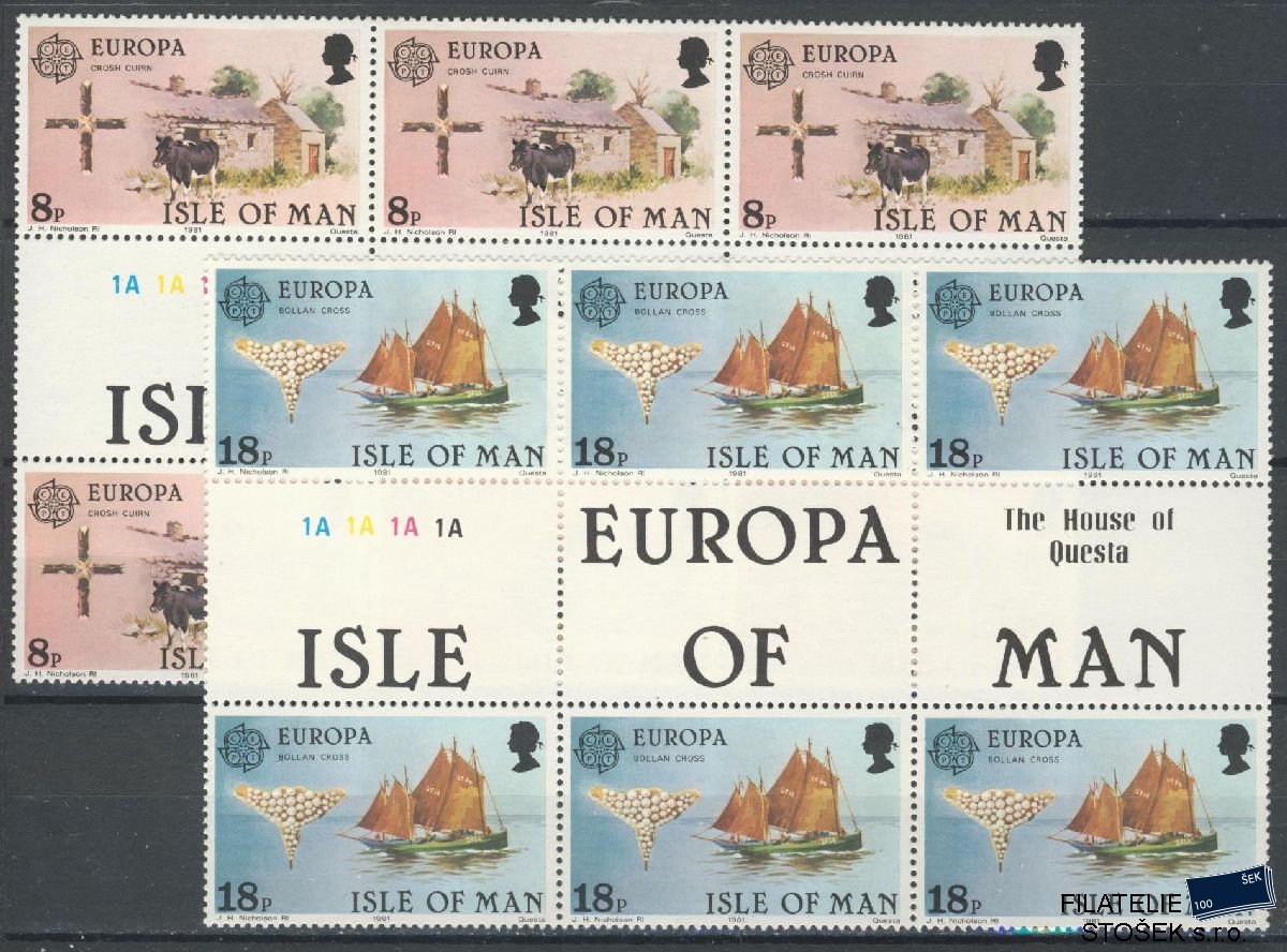 Isle of Mann známky Mi 187-88 Spojka