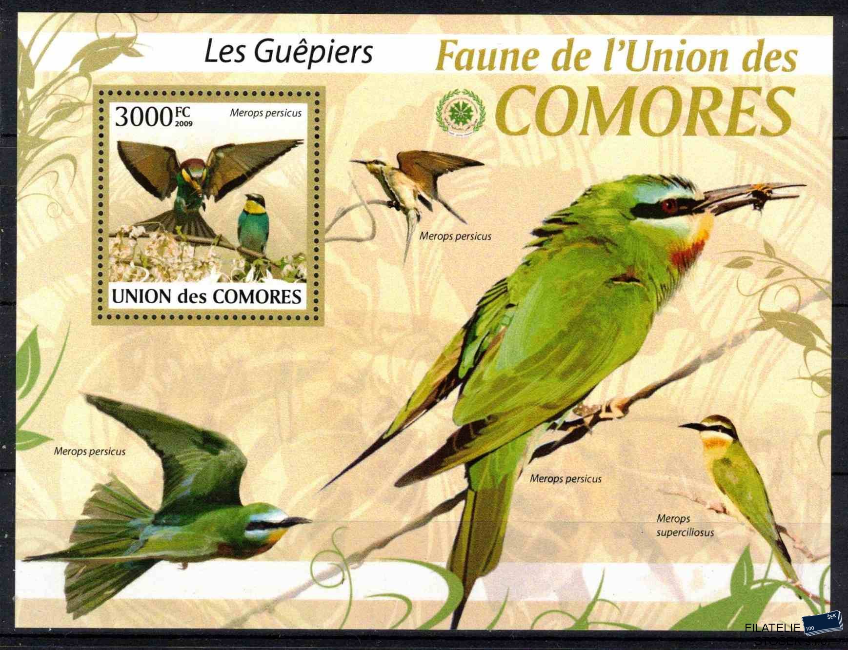 Comores známky Mi 2418- Bl.515