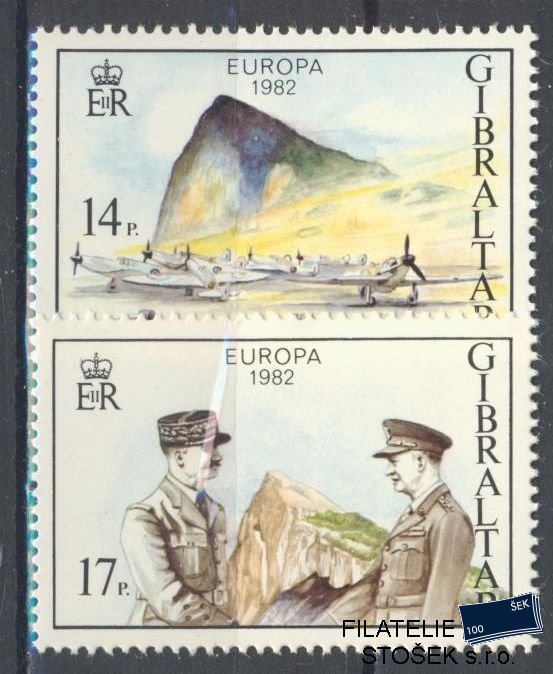 Gibraltar známky Mi 451-52