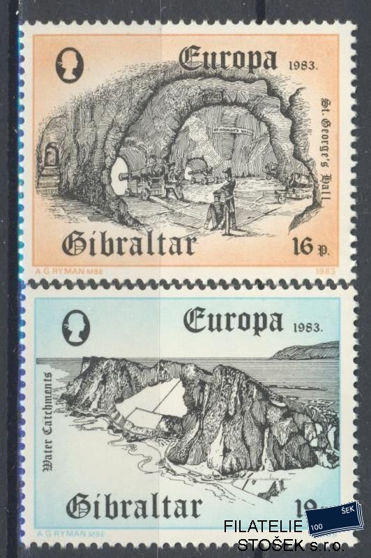 Gibraltar známky Mi 463-64