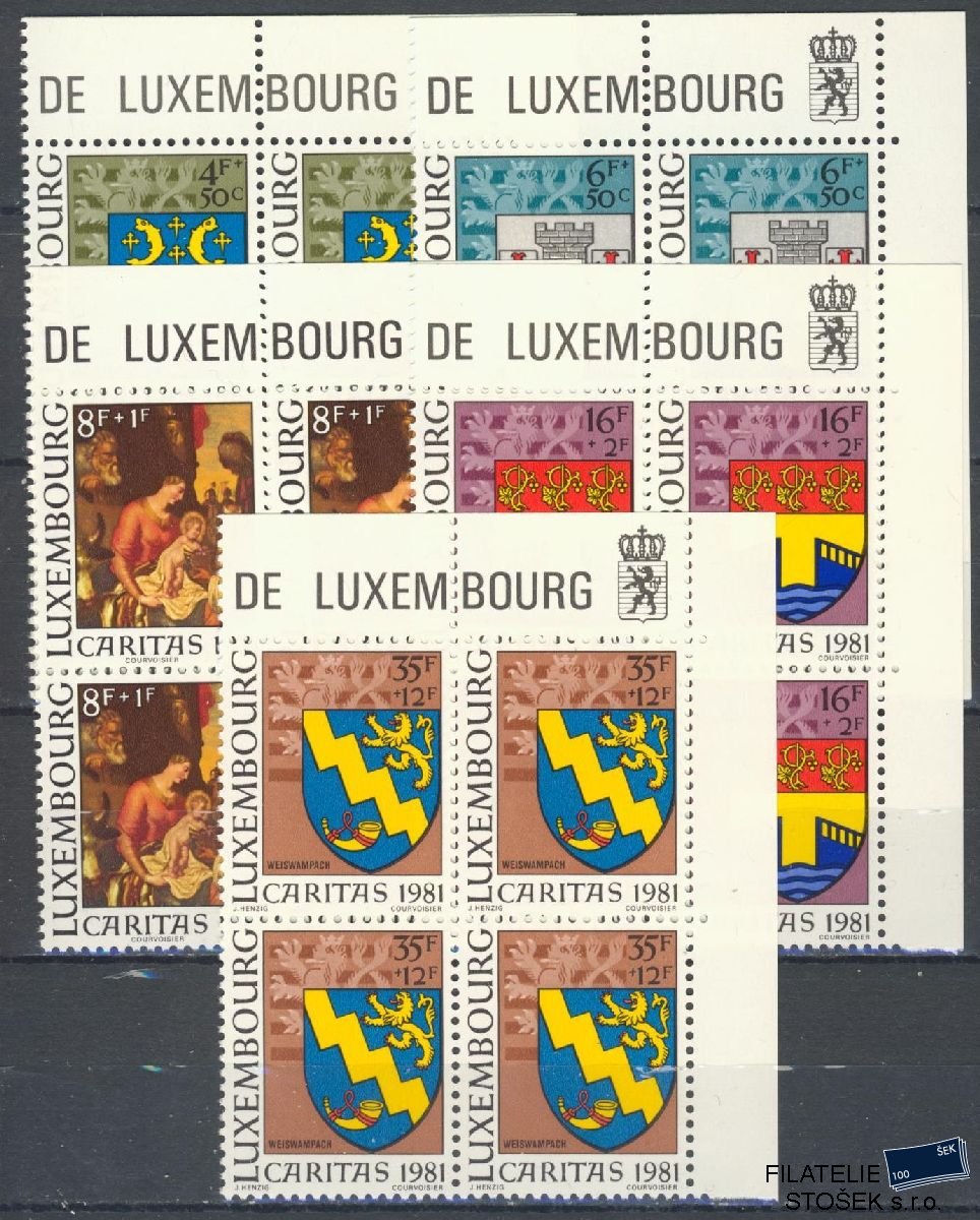 Lucembursko známky Mi 1041-45 4 Blok
