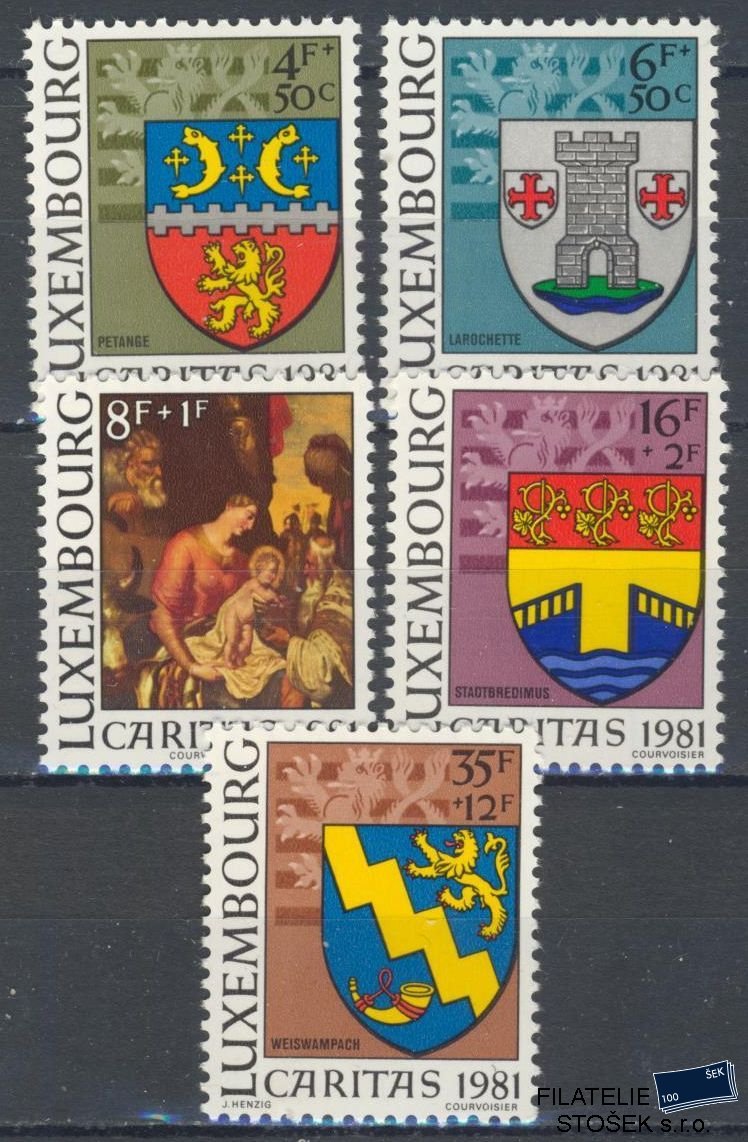 Lucembursko známky Mi 1041-45