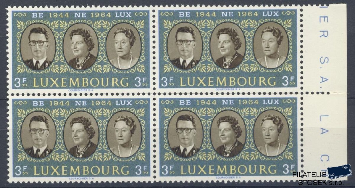 Lucembursko známky Mi 700 4 Blok