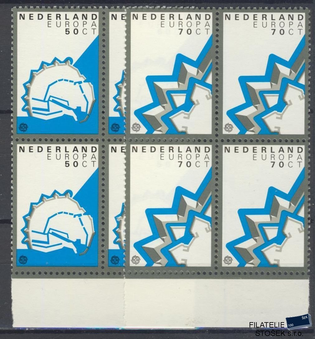 Holandsko známky Mi 1219-20 4 Blok