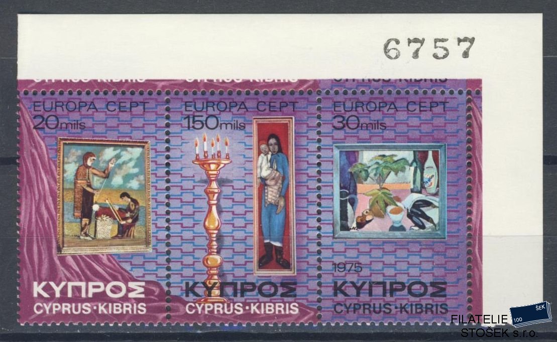 Kypr známky Mi 426-28