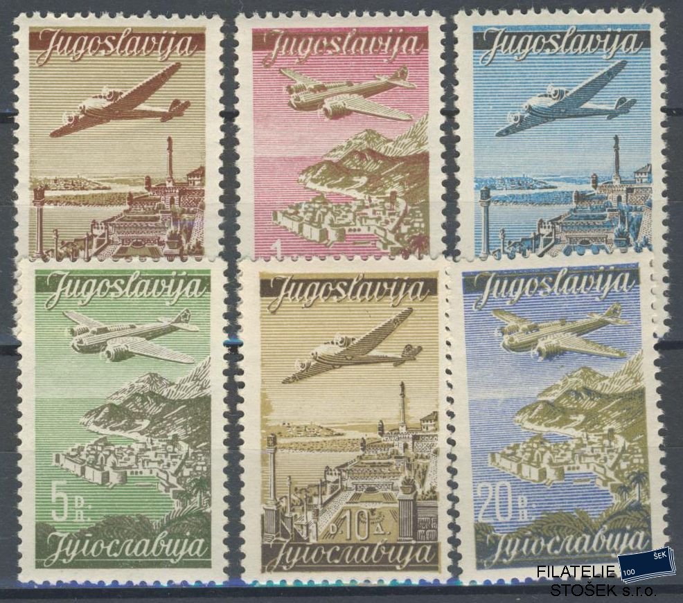 Jugoslávie známky Mi 515-20