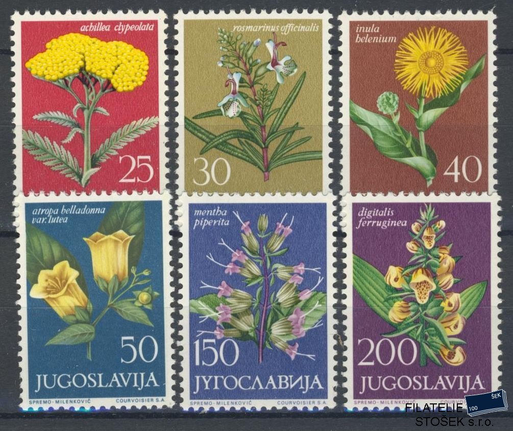 Jugoslávie známky Mi 1118-23