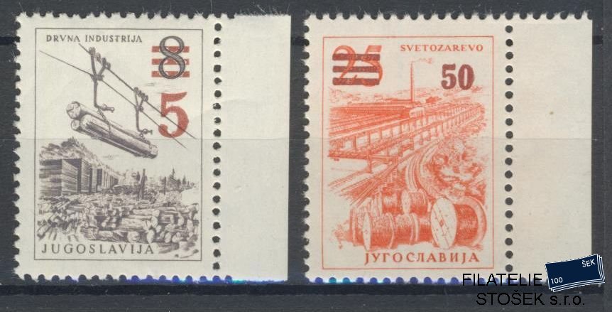 Jugoslávie známky Mi 1134-35
