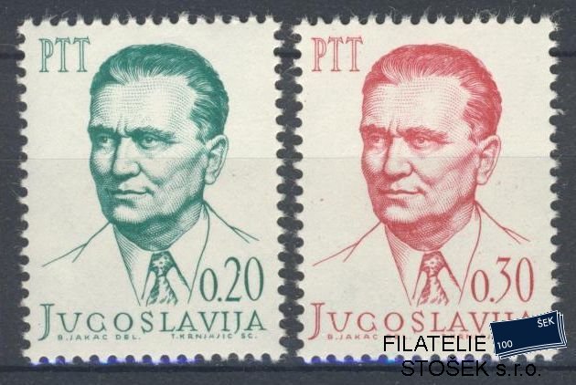 Jugoslávie známky Mi 1142-43