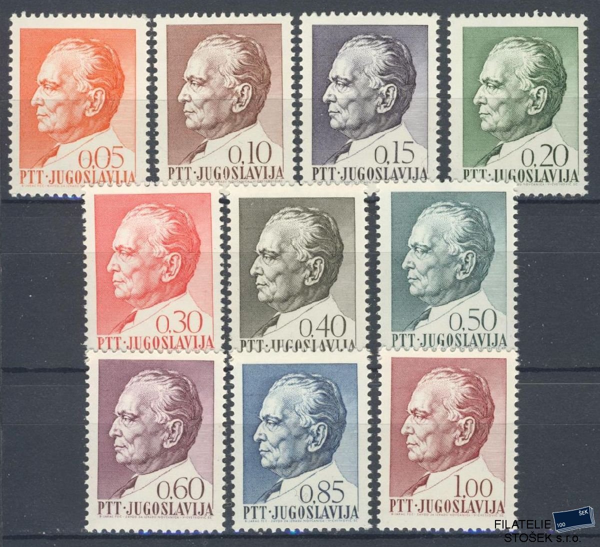 Jugoslávie známky Mi 1206-15