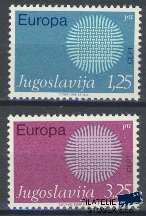 Jugoslávie známky Mi 1379-80