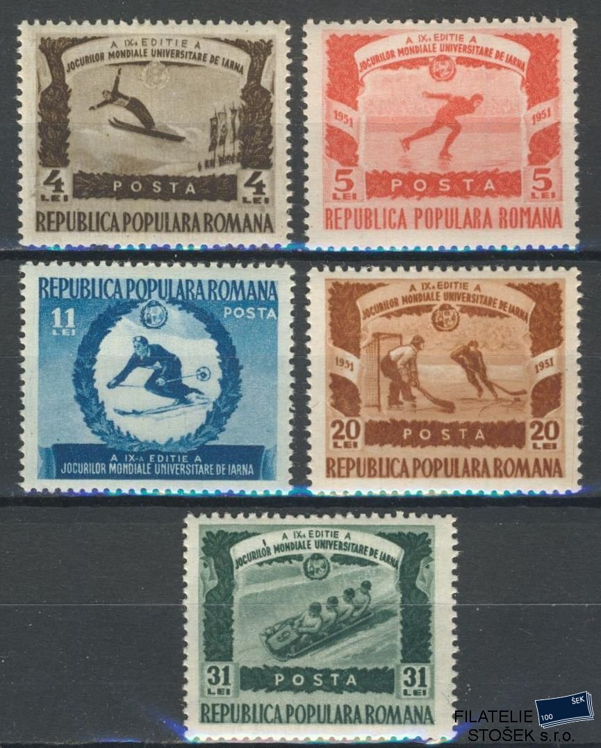 Rumunsko známky Mi 1247-51