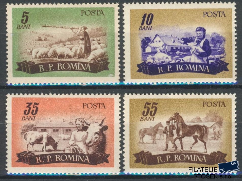 Rumunsko známky Mi 1551-54