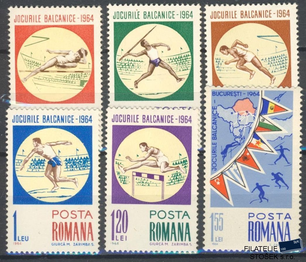 Rumunsko známky Mi 2299-2304