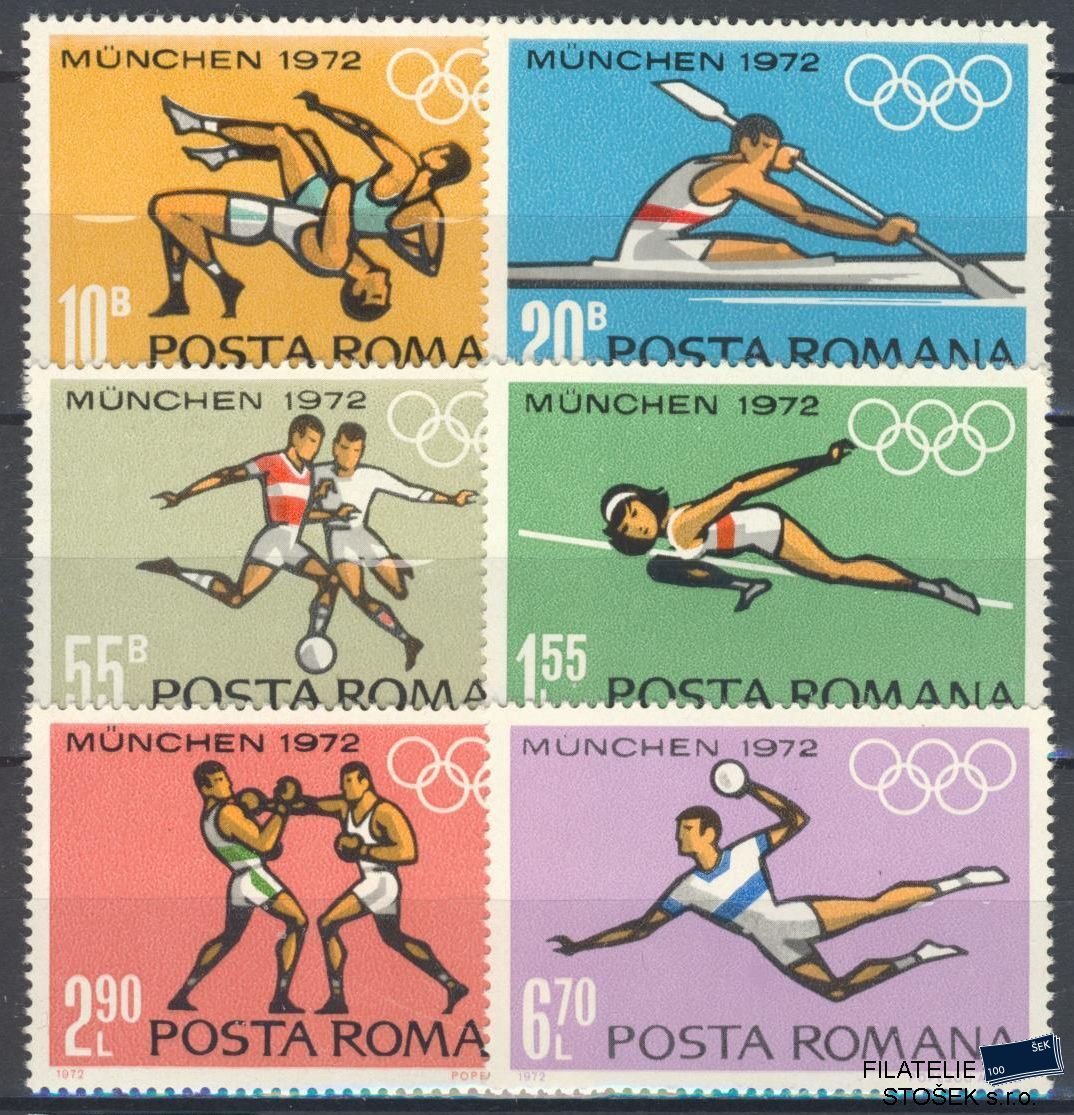 Rumunsko známky Mi 3014-17