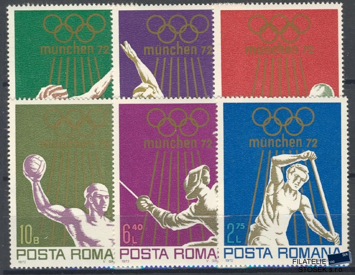 Rumunsko známky Mi 3035-40