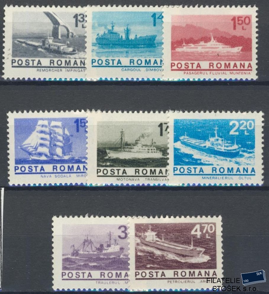 Rumunsko známky Mi 3167-74