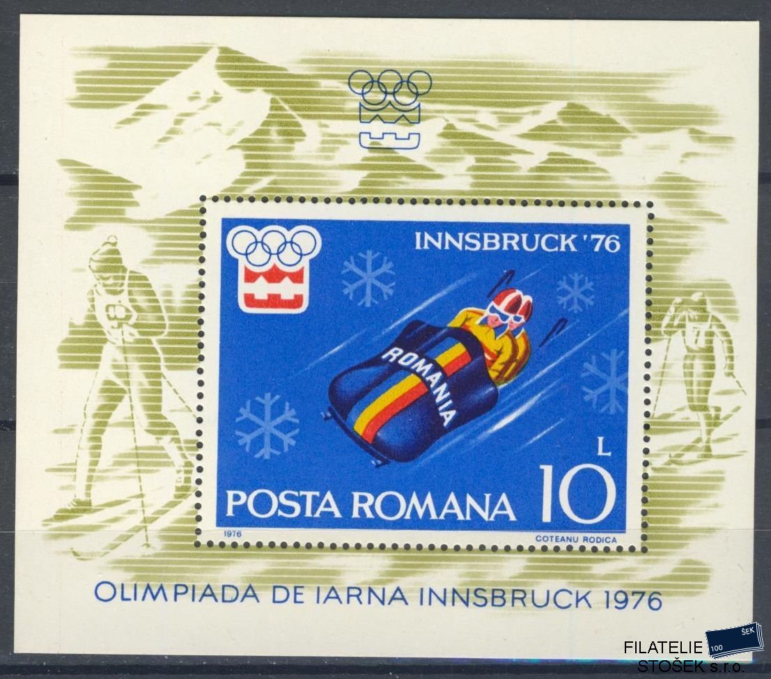 Rumunsko známky Mi Blok 128