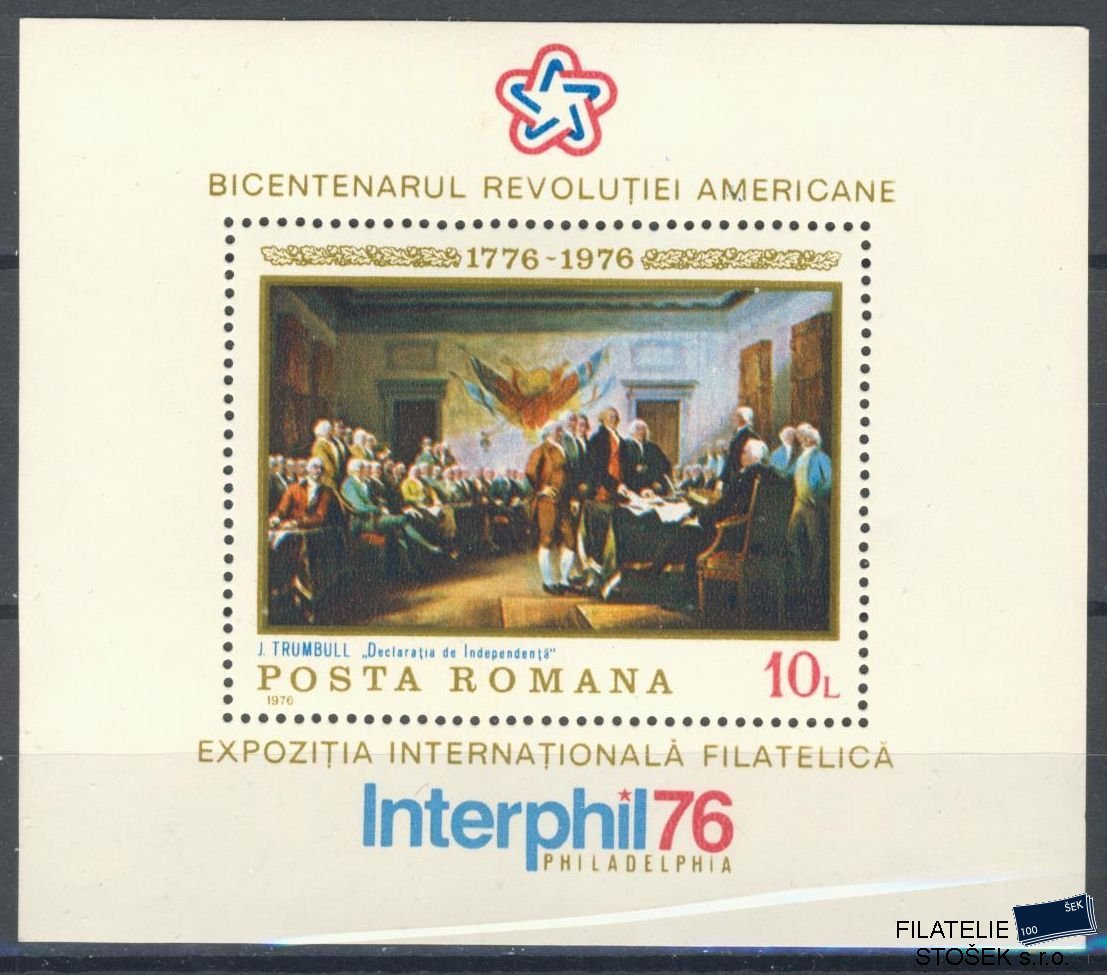 Rumunsko známky Mi Blok 130