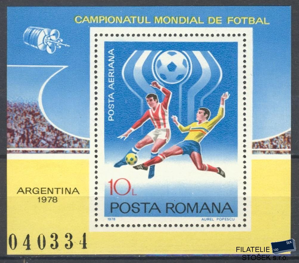 Rumunsko známky Mi Blok 149