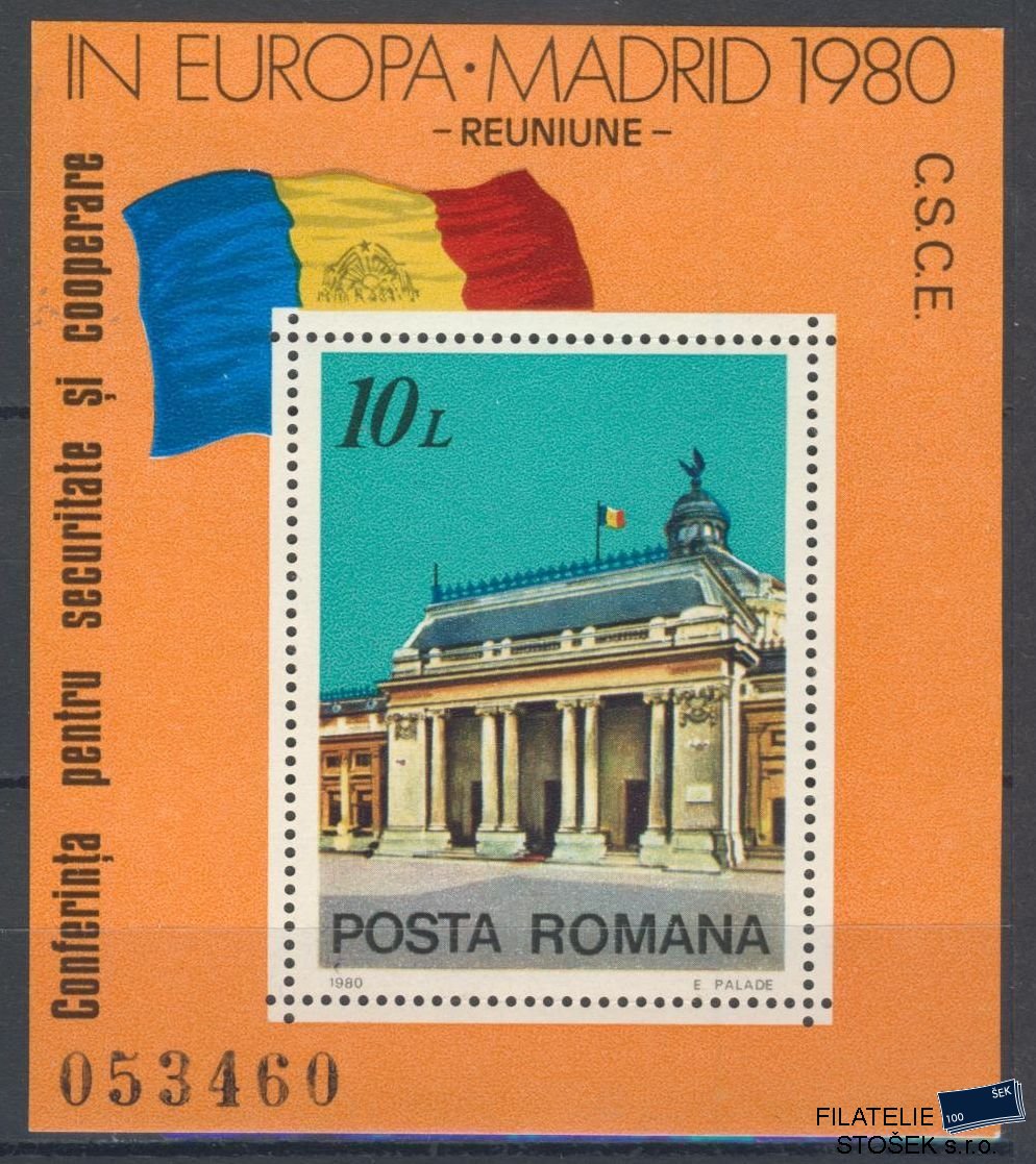 Rumunsko známky Mi Blok 174